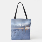 Schneemassen bei Sonnenuntergang im Pfahlfisch-Geb Tasche (Rückseite)