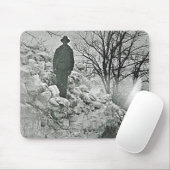 Schneemauspad Mousepad (Mit Mouse)