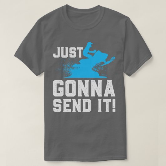 Schneemobil 4 T-Shirt (Design vorne)