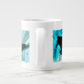 Schneemobil auf Icy Trails Jumbo-Tasse (Rückseite)