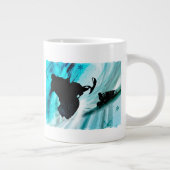 Schneemobil auf Icy Trails Jumbo-Tasse (Rechts)