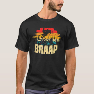 Schneemobil Braap Moto-Schlittenfahren Schneemobil T-Shirt