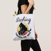 Schneemobil - durch den Schnee stürzen Tasche (Von Nahem)
