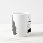 Schneemobil - es schneit kaffeetasse (Mittel)