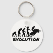 Schneemobil-Evolution Schlüsselanhänger (Vorderseite)
