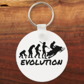 Schneemobil-Evolution Schlüsselanhänger (Vorderseite)