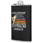 Schneemobil Flachmann (Links)