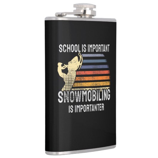 Schneemobil Flachmann (Rechts)