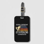 Schneemobil Gepäckanhänger (Vorderseite Vertikal)