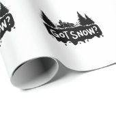 Schneemobil - Got Schnee Geschenkpapier (Rolleneckpunkt)