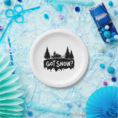 Schneemobil - Got Schnee Pappteller (Party)