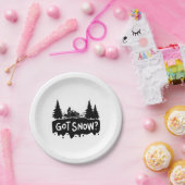 Schneemobil - Got Schnee Pappteller (Party)