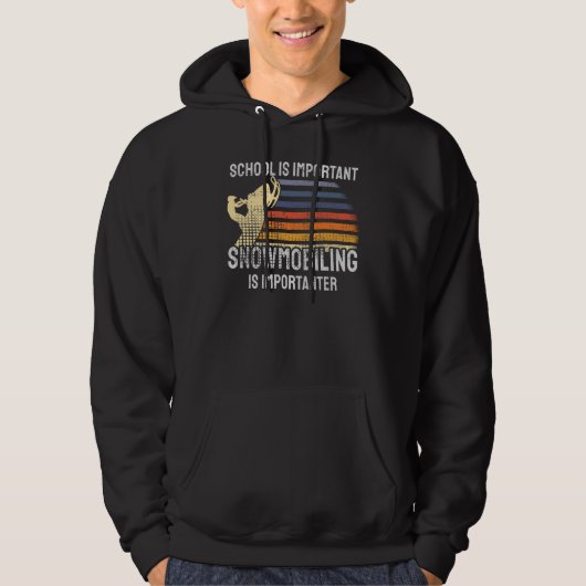 Schneemobil Hoodie (Vorderseite)
