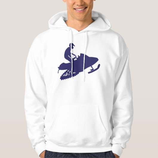Schneemobil Hoodie (Vorderseite)