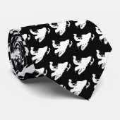 Schneemobil in Weiß Krawatte (Gerollt)