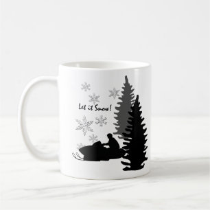 Schneemobil Kaffeetasse