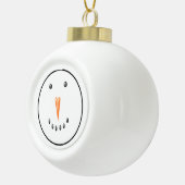 Schneemobil Keramik Kugel-Ornament (Rechts)