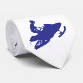 Schneemobil Krawatte (Gerollt)