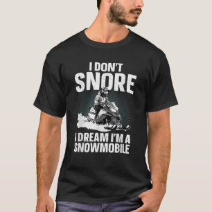 Schneemobil Kunst Für Männer Frauen Schneemobilfah T-Shirt