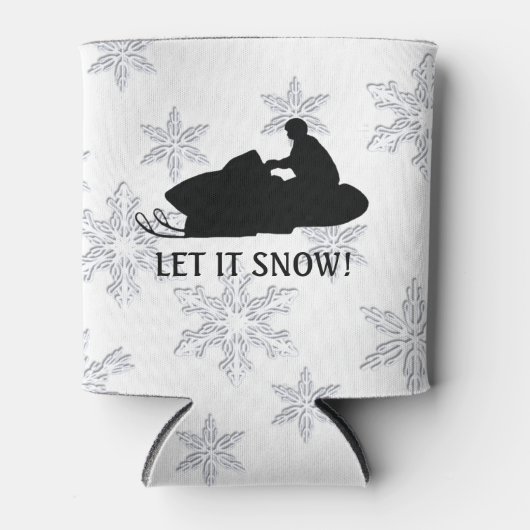 Schneemobil Lassen Sie es Personalisiert werden Dosenkühler (Vorderseite)