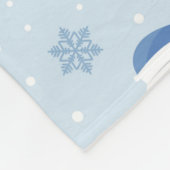 Schneemobil-Muster, Winter Hintergrund, Winter  Fleecedecke (Ecke)