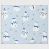 Schneemobil-Muster, Winter Hintergrund, Winter  Geschenkpapier (Flach)