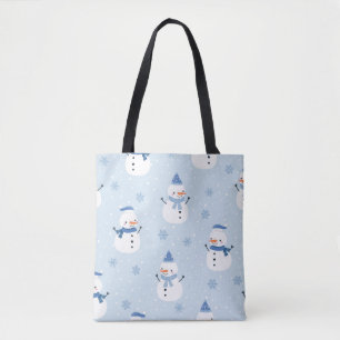 Schneemobil-Muster, Winter Hintergrund, Winter  Tasche