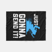 Schneemobil - Nur Gonna schicken Fleecedecke (Vorderseite (Horizontal))