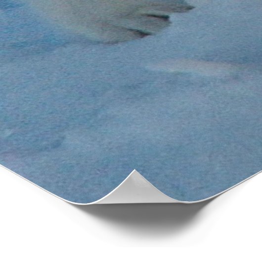 Schneemobil Poster (Ecke)