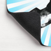 Schneemobil-Powder Mousepad (Ecke)