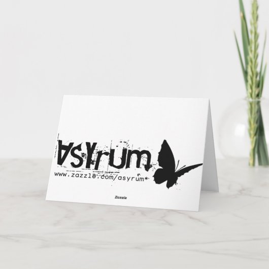 Schneemobil. Pthalo. Feiertagskarte (Rückseite)