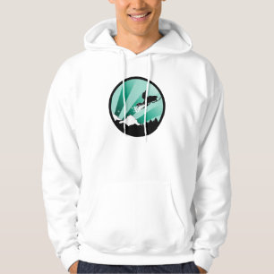 Schneemobil. pthalo. Kreis. Hoodie