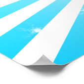 Schneemobil. Pulverschnee. Poster (Ecke)