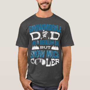Schneemobil Reiten Schneemobil Schnee Viel Cooler T-Shirt
