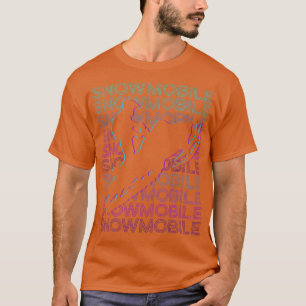 Schneemobil Retro T-Shirt