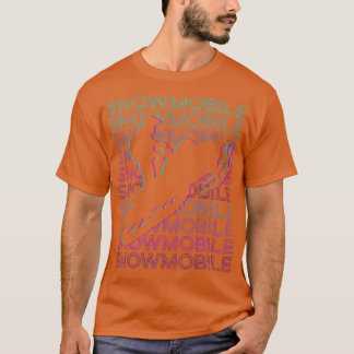 Schneemobil Retro T-Shirt