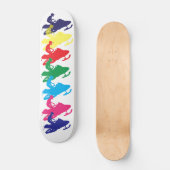 Schneemobil/ Ride it Hard! Skateboard (Vorderseite)
