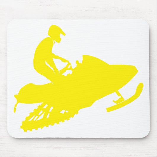 Schneemobil/Schlitten Mousepad (Vorne)