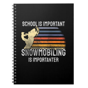 Schneemobil Schneemobil Notizblock