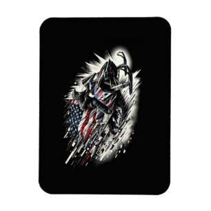Schneemobil T Schneemobilfahren Freiheitsflagge La Magnet