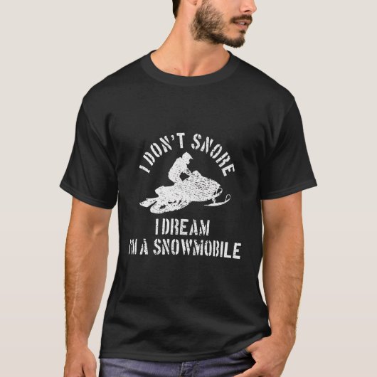 Schneemobil T-Shirt (Vorderseite)