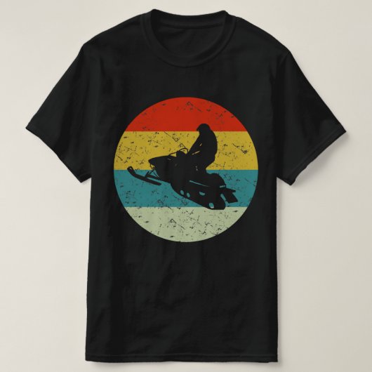 Schneemobil T-Shirt (Design vorne)