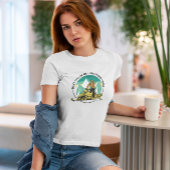 Schneemobil und Berge T-Shirt