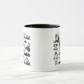 Schneemobil-Vater, Snowmobile Lover Tasse (Zentrum)