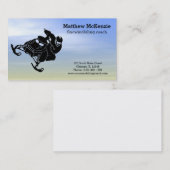 Schneemobil Visitenkarte (Vorne/Hinten)