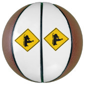 Schneemobil-Warnschnee Winter Plus Basketball (Vertikal)
