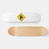 Schneemobil-Warnschnee Winter Skateboard (Horizontal)