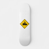Schneemobil-Warnschnee Winter Skateboard (Vorne)