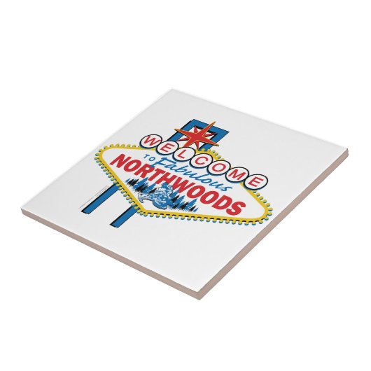 Schneemobil/Willkommen im fabelhaften Nordwald Fliese (Seite)