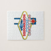 Schneemobil/Willkommen im fabelhaften Nordwald Puzzle (Horizontal)